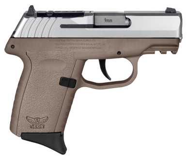 SCCY Industries CPX2TTDERDRG3 CPX-2 Gen3 RD 9mm Luger 10+1 3.10" Flat Dark Earth Polymer w/ Picatinny Rail Serrated Stainless Steel Slide FDE Polymer Grip
