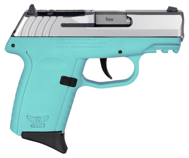 SCCY Industries CPX2TTSBRDRG3 CPX-2 Gen3 RD 9mm Luger 10+1 3.10" SCCY Blue Polymer w/Picatinny Rail Serrated Stainless Steel Slide SCCY Blue Polymer Grip