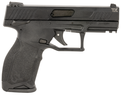 Taurus 1TX2214115 TX22  22 LR 15+1 4.10" Matte Black Steel Threaded Barrel, Black Hard Coat Anodized Serrated Slide, Black Polymer Frame w/Picatinny Rail, Black Polymer Grip