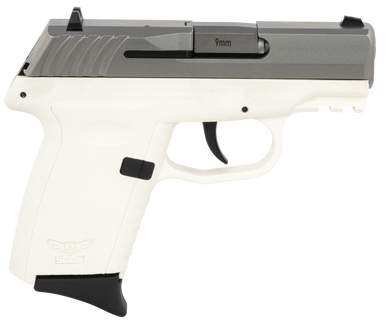 SCCY Industries CPX3TTWTRDRG3 CPX-3 RD 380 ACP 10+1 2.96" White Polymer/Serrated Stainless Steel Slide/Finger Grooved White Polymer Grip