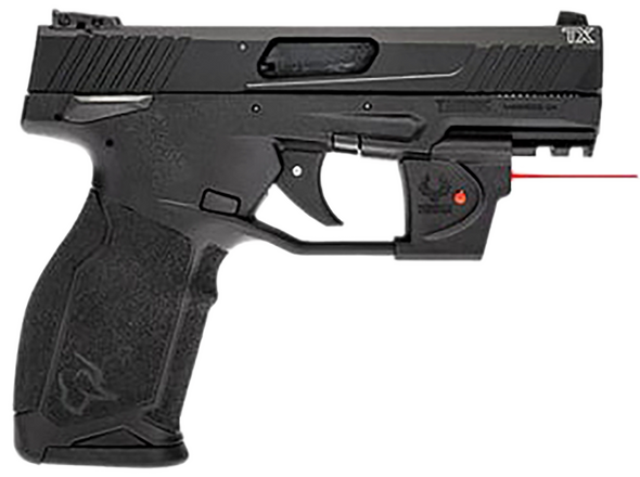 Taurus 1TX22131VL10 TX22C w/Optic Compact Frame 22 LR 10+1 SAO 3.60" Matte Black Steel Threaded Barrel, Black Anodized Optic Ready/Serrated Slide, Black Polymer Frame w/Picatinny Rail, Viridian Laser