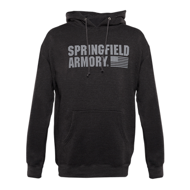 Springfield Armory Springfield Flag Logo, Spg Gep1663s  Mens Sa Flag Sweatshrt Char Gry Sm