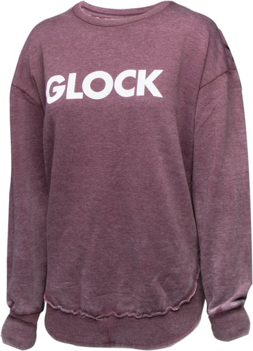 Glock Women's Retro Fleece, Glock Ap95897  Ladies Retro Fleece Maroon       Md