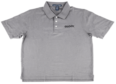 Glock Classic Polo, Glock Ap95875  Classic Cotton Polo  Grey        Md