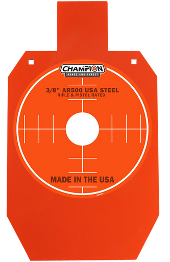 Champion Targets Center Mass, Champ 44907      Ar500 3/8" 66% Ipsc