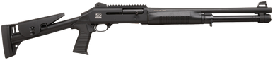 Chiappa Firearms 930.386 601 DPS Full Size Frame 12 Gauge Semi-Auto 3" 5+1 18.50" Black Steel Barrel, Black Picatinny Rail Aluminum Receiver, Black Fixed Synthetic Stock, Black Rubber Grip - 165018