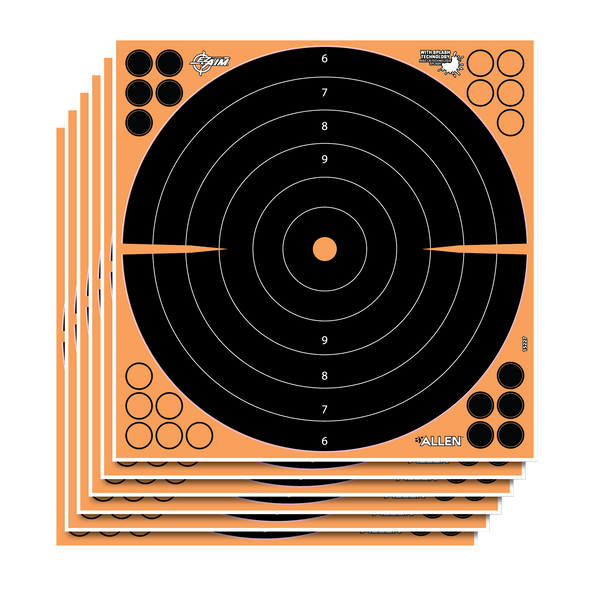 EZ-Aim 15227 Splash Reactive  Bullseye Adhesive Includes Pasters 5 Pack