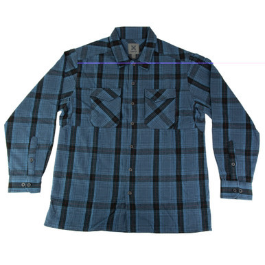 Vertx Canyon River Flannel Blue Lg