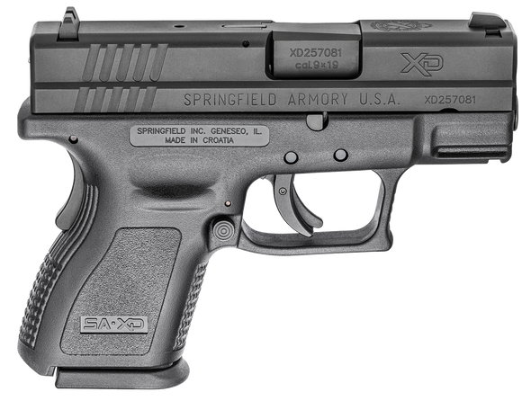 Springfield Armory Defender Xd Sc 9mm 3" Blk 13+1 Black Handgun