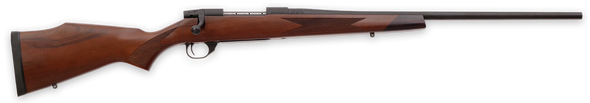 Weatherby VDT243NR2T Vanguard Sporter Full Size 243 Win 5+1 24" Bead Blasted Blued #2 Threaded Barrel, Matte Blued Drilled & Tapped Steel Receiver, Grade A Walnut Monte Carlo Stock