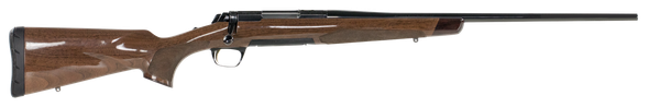 Browning 035200218 X-Bolt Medallion 308 Win 4+1 22" Free-Floated Barrel, Engraved Polished Blued Steel Receiver, Gloss Black Walnut Stock, Rosewood Fore-End & Grip Cap, Optics Ready