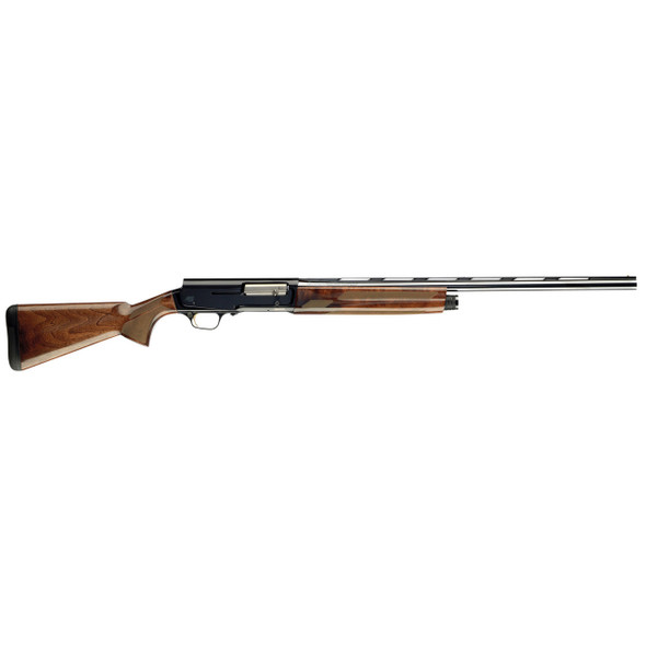 Browning 0118003005 A5 Hunter 12 Gauge 26" Barrel 3" 4+1, Gloss Black Barrel & Anodized Receiver, Gloss Turkish Walnut Stock With Close Radius Pistol Grip