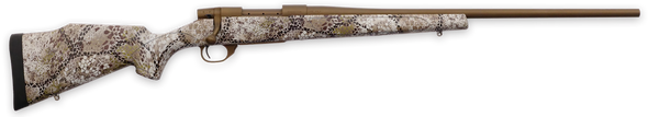 Weatherby VAP256RR4T Vanguard Badlands 25-06 Rem 5+1 24" Burnt Bronze Cerakote #2 Threaded Barrel, Drilled & Tapped Steel Receiver, Badlands Approach Camo Monte Carlo w/Raised Comb Synthetic Stock