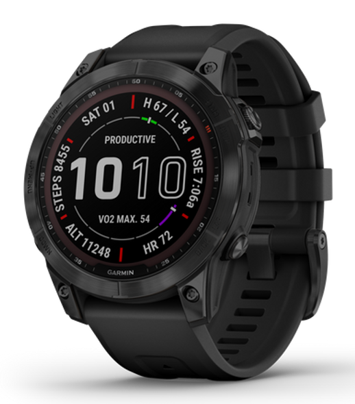 Garmin Fenix 7, Gar 010-02540-34    Fenix 7  Spphre Blk Dlc Ti Blk