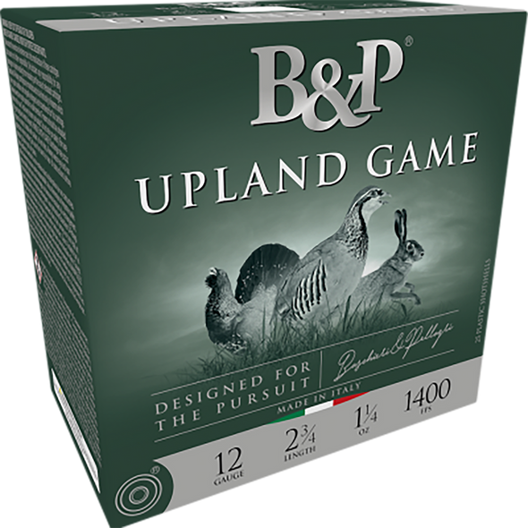 B&p Ammunition Upland Game, B&p 12b1up75  Upland Classic 12g 1oz         25/10