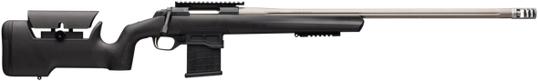 Browning 035560291 X-Bolt Target Max 6mm Creedmoor 10+1 26" Satin Gray Bull/Fluted Barrel, Matte Blued Steel Receiver, Matte Black Fixed Max Adjustable Comb Stock, Right Hand