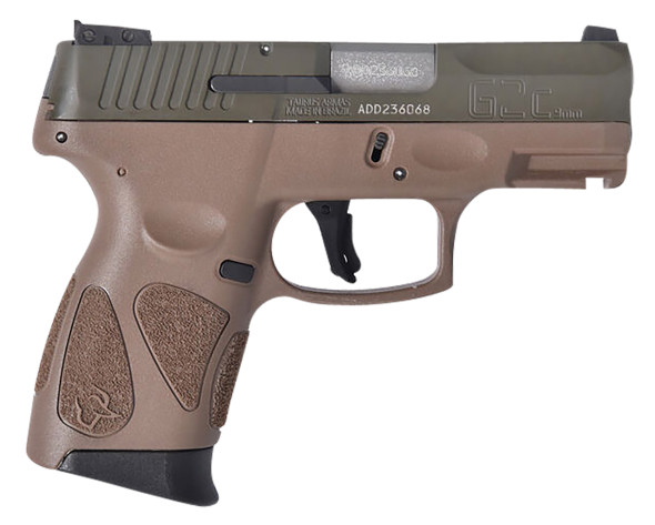 Taurus G2c 9mm Odg/brown 3.2" 12+1