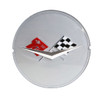 Trim Parts 1959-60 Chevrolet Car & El Camino Silver Spinner Emblem Insert, Each - (2050)