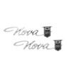 Trim Parts 1965 Chevrolet Chevy II/Nova Rear Quarter "Nova Chevy II" Emblem, Pair - 3030