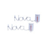 Trim Parts 1966-1967 Chevrolet Chevy II & Nova Rear Quarter "Nova/Chevy II" Emblem, Pair - (3040)