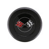 Trim Parts 1969-75 Chevrolet Corvette Black Horn Button W/O Tilt/Telescopic Steering, Each - (5073A)