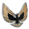 Trim Parts 1974-76 Pontiac Firebird Black & Gold "Special Edition" Front Emblem - (8550A)
