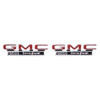 Trim Parts 1971-72 GMC Truck Front Fender “GMC 2500 Sierra Grande” Emblem W/Fasteners, Pair - (9834)