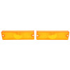 Trim Parts 1965 Chevrolet Full Size Car Amber Parking Light Lens, Pair - (A2440)