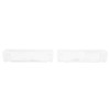 Trim Parts 1967 Chevrolet Full Size Car Clear Parking Light Lens, Pair - (A2442C)