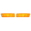 Trim Parts 1966 Chevrolet Chevelle/El Camino Amber Parking Light Lens, Pair - (A4249)