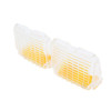 Trim Parts 1972 Chevrolet El Camino 2nd Design Clear Parking Light Lens, Pair - (A4860)