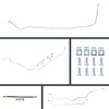The Right Stuff 67-68 Impala/Biscayne Manual Front Disc Conversion Rear Drum PreBent Brake Lines - (BOM67H2)