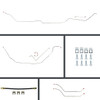 The Right Stuff 69-72 Chevelle 4-Wheel Disc Conversion Stainless Steel Brake Line Kit - (CSM69H4)