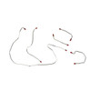 The Right Stuff 65-66 AMC Marlin Power Disc Pre-Bent OE Steel Front Brake Line Kit - (JKT6501)