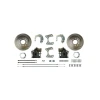 The Right Stuff 1965-72 Mopar B/E-Body, 8" Booster, 4-Wheel Power Disc Brake Conversion Kit - (MDC42DC-P)