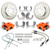 The Right Stuff Ford 9" Rear End W/Large Bearing, Rear Disc Brake Conversion Kit - (ZDCRD01-P)