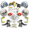 The Right Stuff 63-66 Chevy/GMC Truck/Sub, 2" Drop, Pwr Front Disc Brake Kit w/Red Calipers 6x5.5 Bolt Pattern - (TDC6326DZ)