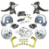 The Right Stuff 60-62 GM Truck & Sub, 2" Drop, Manual Front Disc Brakes Blk Calipers, Blk Upper - (TSD6015DBY)