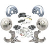 The Right Stuff 63-70 Chevy/GMC Truck & Sub, Std Front Disc Brake Kit, Blk Calipers Blk Upper - (TSD6316BY)