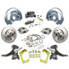 The Right Stuff 63-70 GM Truck & Suburban, 2" Drop, Manual Front Disc Brake Kit, Black Upper - (TSD6316DY)