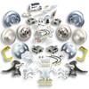 The Right Stuff 63-70 GM Truck & Suburban, 2" Drop, Manual 4-Wheel Disc Brake Conversion Kit - (TSD6346DX)