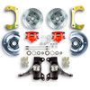 The Right Stuff 60-62 GM Truck/Suburban 2WD 2" Drop, At The Wheel Disc Brake Kit, Red Calipers - (TWK6015DZ)
