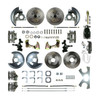 The Right Stuff 1964-1967 Malibu 2" Drop Show N Go 4-Wheel Manual Disc Brake Conversion - (AFXSD41D-PML)