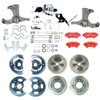 The Right Stuff 1967-70 GM C10/15 Truck, 2WD Power 4-Wheel Disc Brake Kit. Red Wilwood Calipers - (TDC6756ZXP)