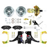 The Right Stuff 71-72 GM C10/15 Truck 2" Drop Power Front Disc Brake Kit Black Wilwood Calipers - (TDC7125DBP)