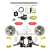 The Right Stuff 60-62 GM Truck Hydraulic Assist 2" Drop Front Disc Brakes, Red Wilwood Calipers - (THB6016DZP)
