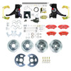 The Right Stuff 71-72 C10 Truck 2" Drop Hydraulic Assist 4-Wheel Disc Kit, Red Wilwood Calipers - (THB7155DZP)