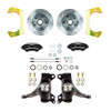 The Right Stuff 60-62 Chevy Truck 2WD 2" Drop At The Wheel Disc Brake Kit Black Wilwood Calipers - (TWK6015DBP)
