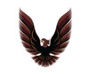Trim Parts 1980 Pontiac Firebird Trans Am Burgundy Hood Bird Vinyl Decal - (TPG-6273)