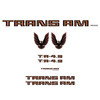 Trim Parts 1980 Pontiac Firebird Trans Am Full Vinyl Decal Kit with Hood Bird - Burgundy - (TPG-6281)